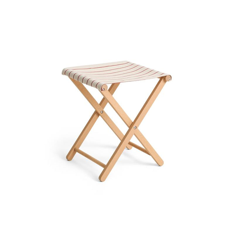 x Jasper Morrison foldeskammel - Beige with red stripe